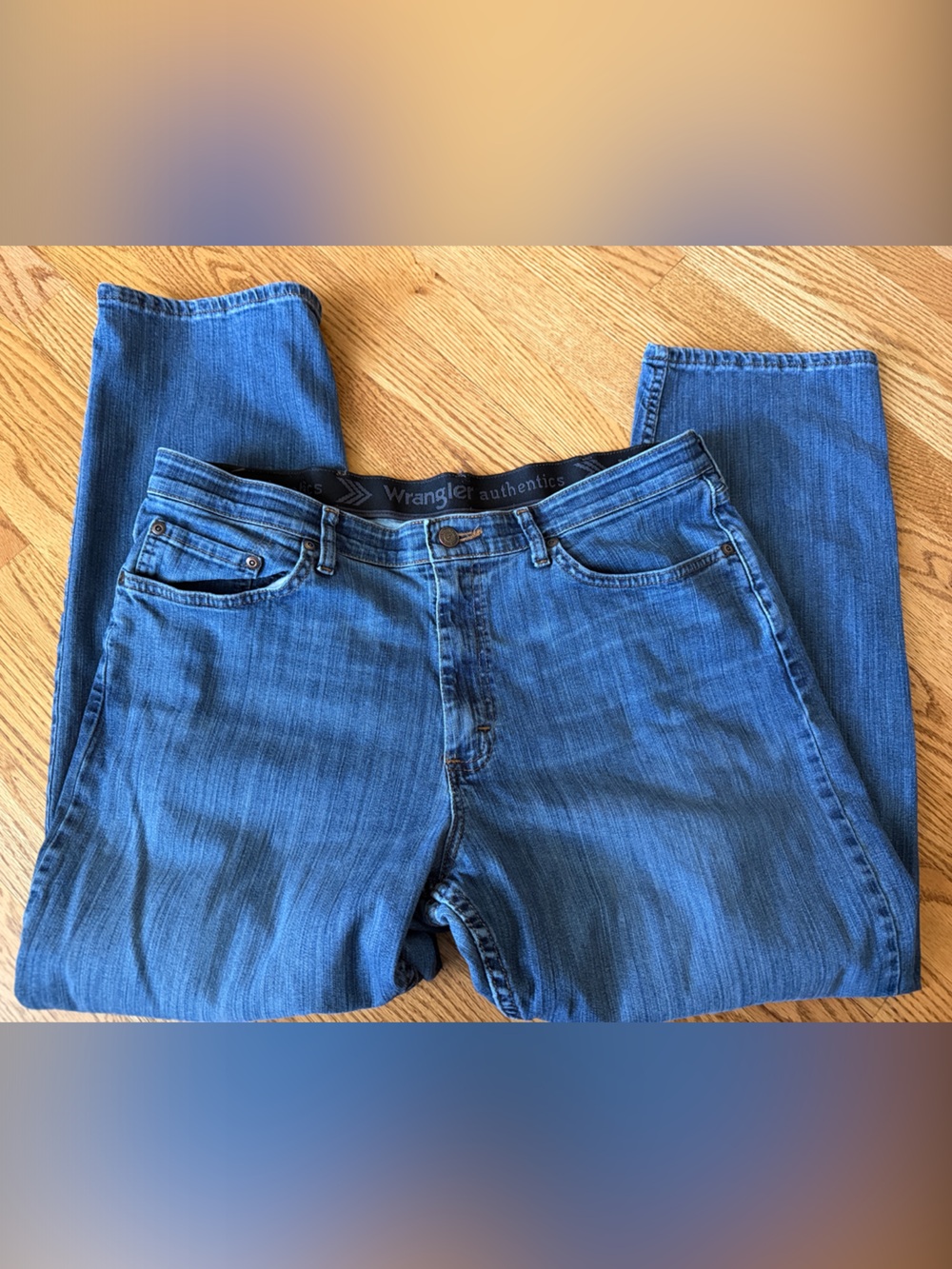Wrangler Women's Boot Cut Jeans in Blue Denim 36x29